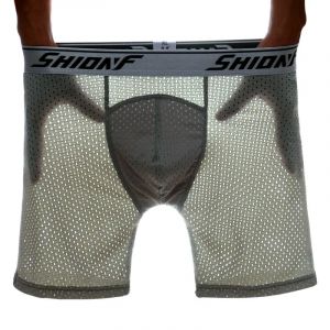 Ice InjSolid Slip pour homme, caleçon lisse cool, sous-vêtement de course à pied, boxer à jambe