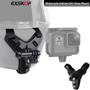 Sangle de menton noire pour casque de moto GoPro, pour GoPro Hero 13 12 11 10 9 Insta360 X4 X3 DJI