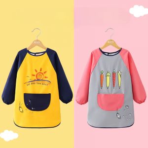 V&ecirc;tements de dessin imperm&eacute;ables pour enfants, couverture de maternelle, bavoir de salle &agrave; manger,