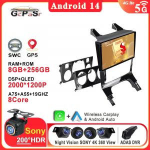 Lecteur multimédia autoradio Android 14 pour Peugeot 3008 5008 AT MT 2009 -2015 GPS Serero Carplay