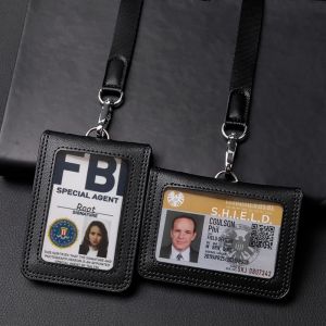 Porte-Badge pour médecins d'arbitre, entraîneur de journaliste de la Police américaine, véritable