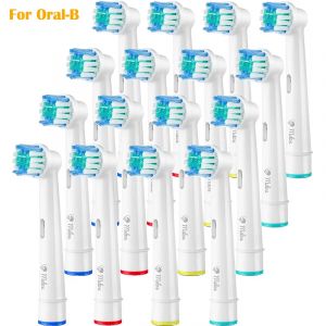 16 têtes de brosse de rechange pour brosse à dents électrique oral-b, adaptées à Advance Power/Pro
