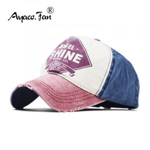 Casquette de Baseball en Patchwork pour femmes et hommes, chapeaux d'été en Denim, imprimés de