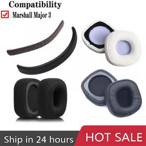 Coussinets d'oreille de remplacement pour écouteurs Marshall Major III IV Major 3/4, housse de