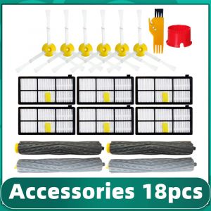 Convient pour iRobot Roomba s&eacute;rie 800 900 860 880 890 960 965 981 980 filtre Hepa pi&egrave;ce de brosse