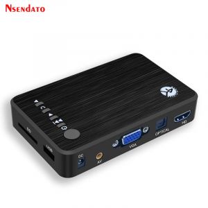 Lecteur multim&eacute;dia Ultra HD 4K pour voiture TV SD MMC RMVB MP3 USB disque HDD externe U disque