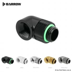 Barrow PC refroidissement par eau raccords rotatifs connecteur de tube tube coulissant 90 degrés
