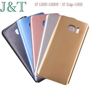 Coque arrière de batterie pour Samsung Galaxy S7 G930 G930F S7 Edge G935, panneau de verre 3D,