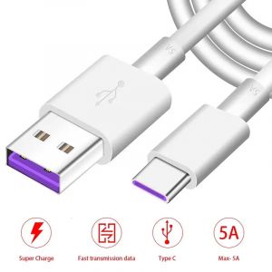 Pour Huawei USB 5A Type C c&acirc;ble P30 P20 Pro lite Mate20 10 Pro P10 Plus lite USB 3.1 type-c
