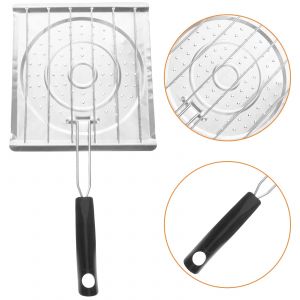 Grille-pain T1 pour brûleurs à gaz, acier inoxydable, poignée en plastique, grill poisson