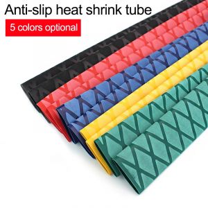 Tube thermorétractable antidérapant pour canne à pêche, isolation électrique, bricolage, 5 couleurs,