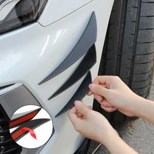4/6 pièces universel pare-chocs avant lèvre décoration diffuseur séparateur ailerons corps Spoiler