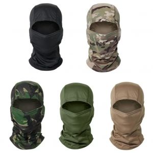 Cagoule intégrale CamSolomon pour le cyclisme, masque facial, chapeau de chasse Airsoft, écharpe de