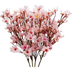 Fleur de cerisier artificielle 41cm, fleurs de pêche en soie, fausses plantes, Arrangement pour