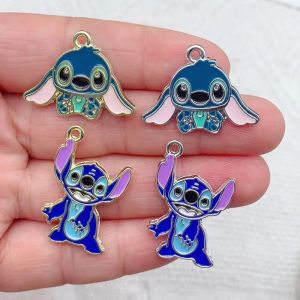 10 pi&egrave;ces Disney point Pack alliage gouttes Animal pendentif &agrave; breloque collier porte-cl&eacute;s bricolage