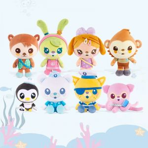 Octonauts originaux 20cm jouets en peluche Barnacles Peso Kwazii Tweak végimal Animal en peluche