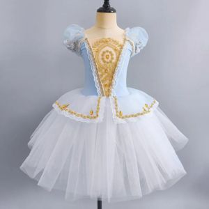 Salle de bal enfants ballerines Tutus robe enfants romantique robe de Ballet vêtements pour filles