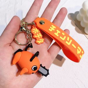 Tronçonneuse homme poupée Pochita Cosplay accessoires de dessin animé jouet sac à dos porte-clés