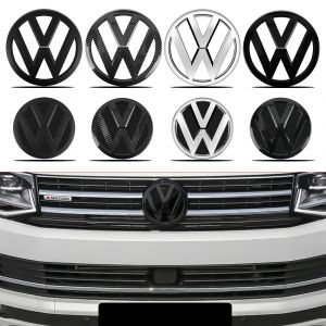 1/2 pièces pour Volkswagen VW Transporter T6 2016 2017 2018 2019 2020 voiture ABS Logo capot avant