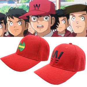 Anime Captain Tsubasa équipe Logo chapeau Wakabayashi Genzo Cosplay unisexe broderie rouge casquette