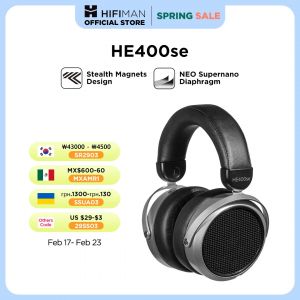 HIFIMAN – écouteurs avec aimants furtifs HE400SE, oreillettes filaires magnétiques planaires, plein
