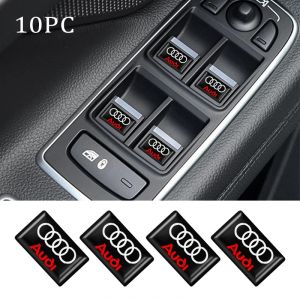 Autocollants emblème époxy pour voiture, style 3D, accessoires de décoration pour Audi S line A4 b6