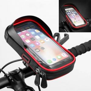 Support de téléphone de vélo étanche à la pluie, support de guidon de moto, étui de sac pour vélo et