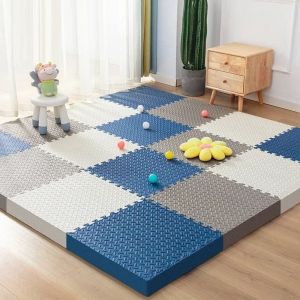 Tapis de sol Puzzle pour b&eacute;b&eacute;, 4 &agrave; 16 pi&egrave;ces, tapis de jeu pour b&eacute;b&eacute;, couverture en mousse EVA,
