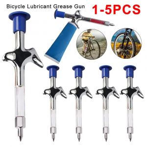 Pistolet à graisse en alliage d'aluminium pour cyclisme, mini buse, seringue, accessoires de vélo,