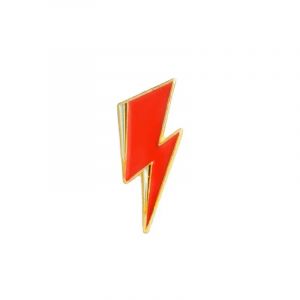 Broches en émail doux avec foudre rouge, GLAM ROCK Aladdin Sane, pour vêtements, chemise, sac,