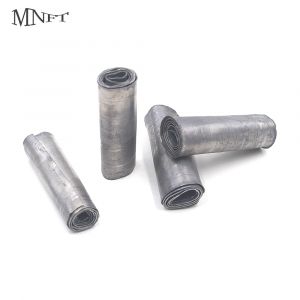 MNFT 4 pièces 0.6mm * 4.8cm * 0.2Yards feuille souple bande rouleau de plomb pour plombs de pêche