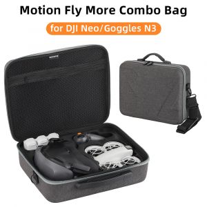 Sunnylife &ndash; mallette de transport Portable pour lunettes DJI Neo N3 Motion Fly plus, sac combin&eacute;,