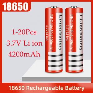 18650 batterie au Lithium 3.7 V volts 4200 mah BRC 18650 batterie Rechargeable Li-ion Batteries au