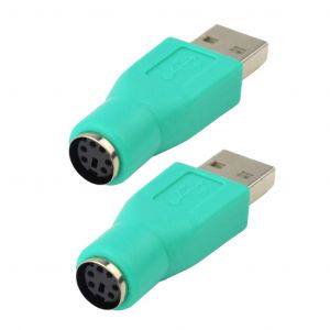Convertisseur de prise USB mâle vers 6 broches Mini DIN Jack, adaptateur de clavier et de souris,