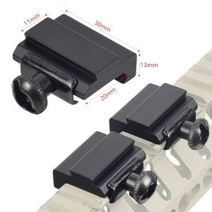 Adaptateur de Base de Rail en queue d'aronde Weaver Picatinny à 11mm, 2 pièces, support de portée,