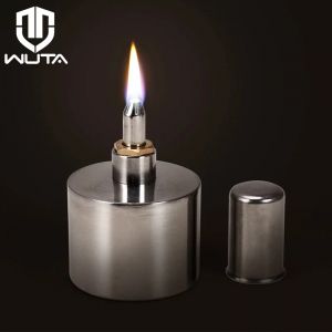 WUTA 200ml acier inoxydable + laiton br&ucirc;leur &agrave; alcool biologie chimie lampe de laboratoire dentaire