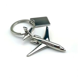 Porte-cl&eacute;s d'avion mod&egrave;le 3d cr&eacute;atif, tout nouveau, moteur en m&eacute;tal, cadeau pour hommes