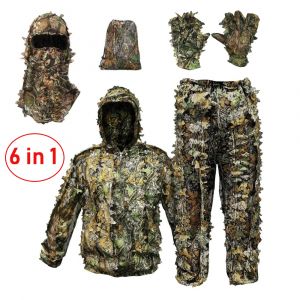 Combinaison de chasse de Camouflage respirante pour hommes et femmes, légère et à capuche, Design