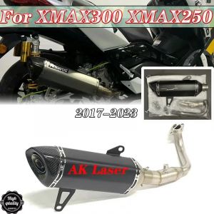 Pour XMAX300 250 XMAX 300 X MAX250 Moto échappement Moto silencieux sans lacet 2017-2024 Motorcross