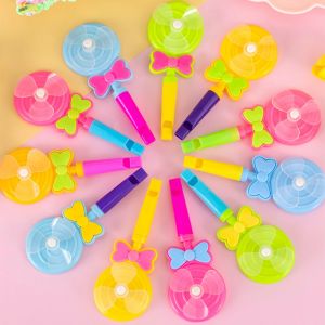 12/30 pièces amusant coloré sifflet moulin à vent jeu fête des enfants bébé douche fête