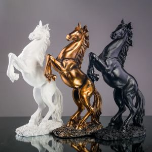 Statue de cheval nordique en résine, Sculptures, ornements abstraits pour Figurines, Sculpture