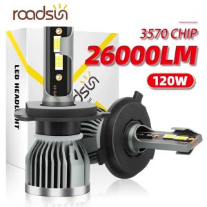 Radsun H7 phare LED H11 H1 H3 9005 9006 HB3 HB4 880 9007 H13 H4 ampoule de phares LED pour voiture