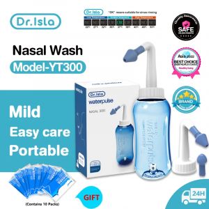 Dr.isla 300ml nez nettoyant irrigateur Nasal lavage Nasal Neti Pot éviter la rhinite allergique