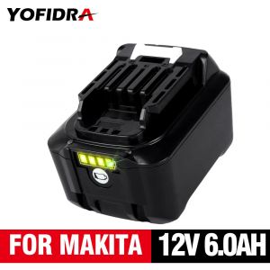 Batterie au Lithium Rechargeable 12V 6000mAh pour Makita BL1040 BL1015 BL1020B BL1016 BL1021 BL1040B