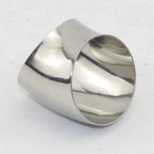 Coude de tuyau en acier inoxydable 304, 1.5mm, main courante soudée à 45 degrés, coude de