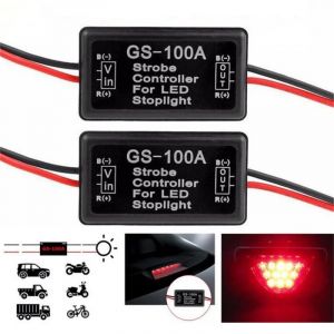 Contrôleur stroboscopique de Flash universel 12-24V, Module de clignotant de feu stop de voiture