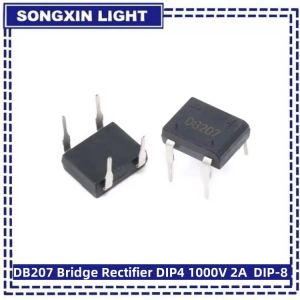 SAMIROB-Pont redresseur DB207, DIP4, 1000V, pipeline DB207S, diode de puissance, composants