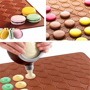 Nouveaux trous en Silicone antiadhésifs Macaron macaron four à pâtisserie moule de cuisson feuille