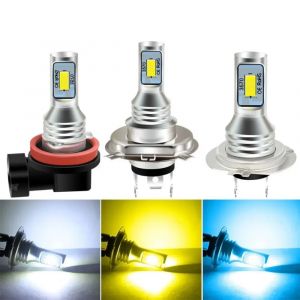 2 pièces H4 LED H7 ampoule H8 H11Super lumineux 3570SMD voiture antibrouillard 12V blanc conduite