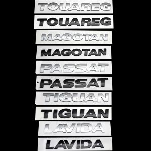 Autocollant d'insigne de queue de voiture ABS 3D, Volkswagen, VW Passat, Golf Polo, Touflak,